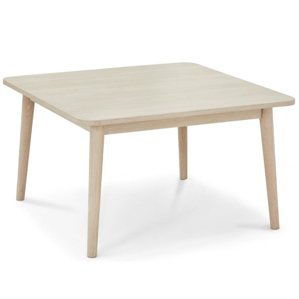 FURNHOUSE - Nyborg sófaborð 90x90 cm.- hvíttuð eik - sérpöntun (3-4vikur)