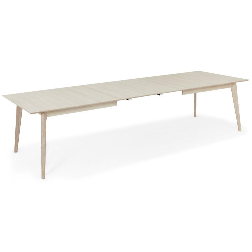 FURNHOUSE - Porto borðstofuborð 170/270x95cm. stækkanlegt - hvíttuð eik - sérpöntun (3-4vikur)