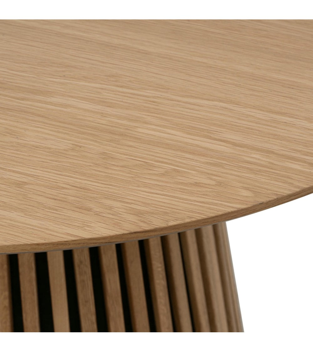 FURNHOUSE - Svendborg borðstofuborð - eik - Ø140 cm. Sérpöntun (3-4 vikur)