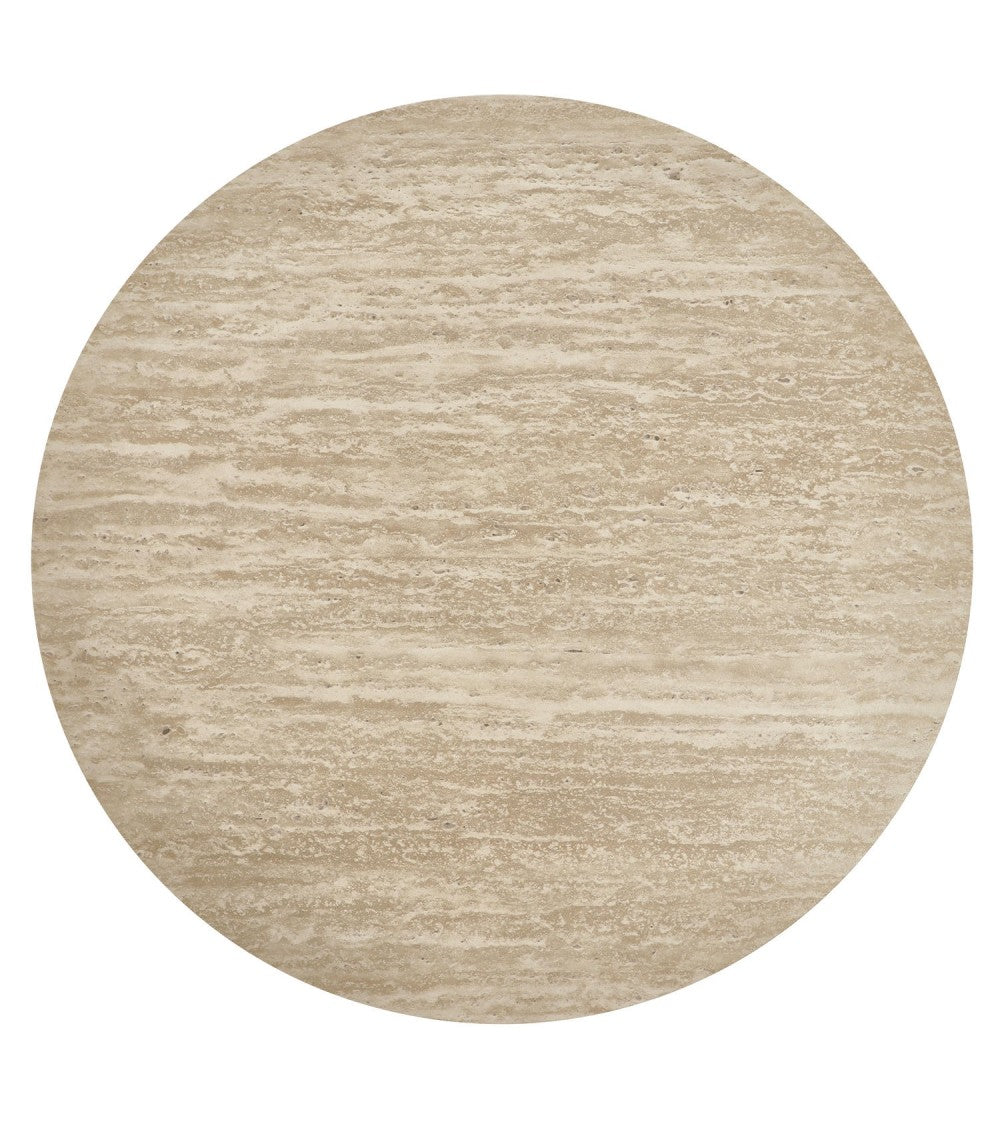 FURNHOUSE - Tango sófaborð - Travertine Beige - Ø45x50 cm. Sérpöntun (3-4 vikur)