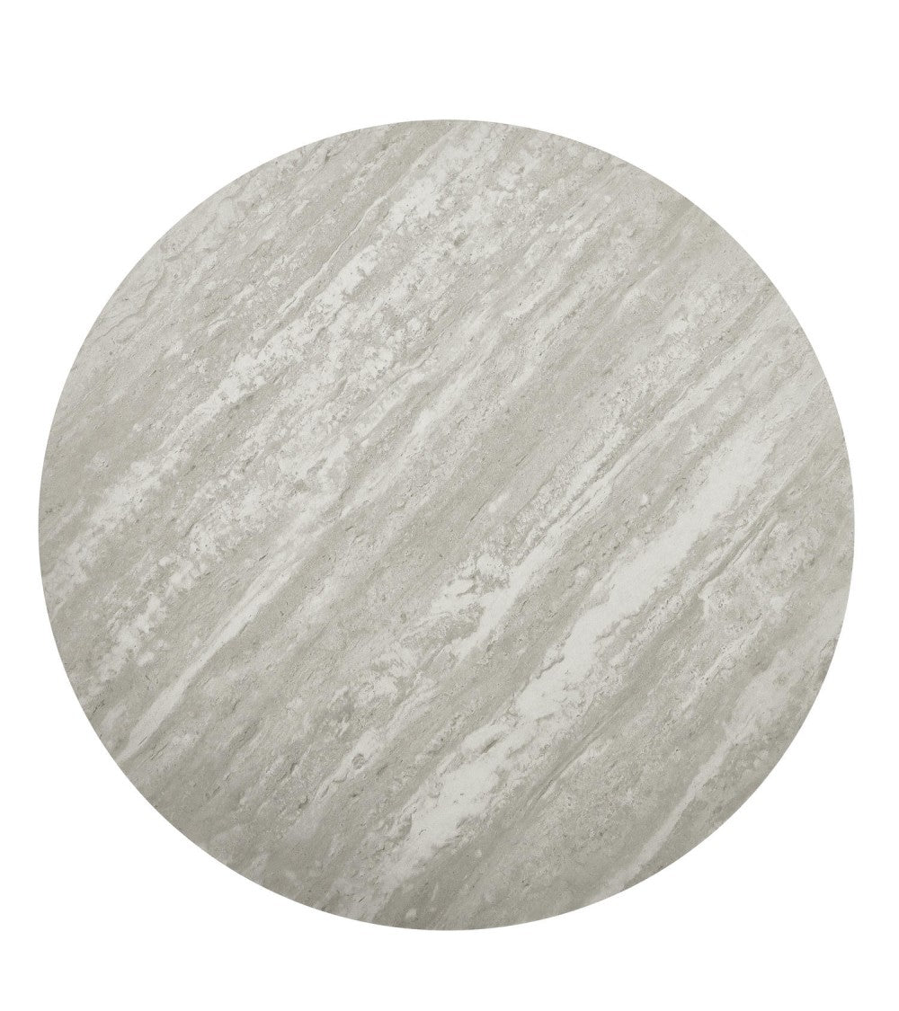 FURNHOUSE - Tango sófaborð - Travertine Grey - Ø45x50 cm. Sérpöntun (3-4 vikur)