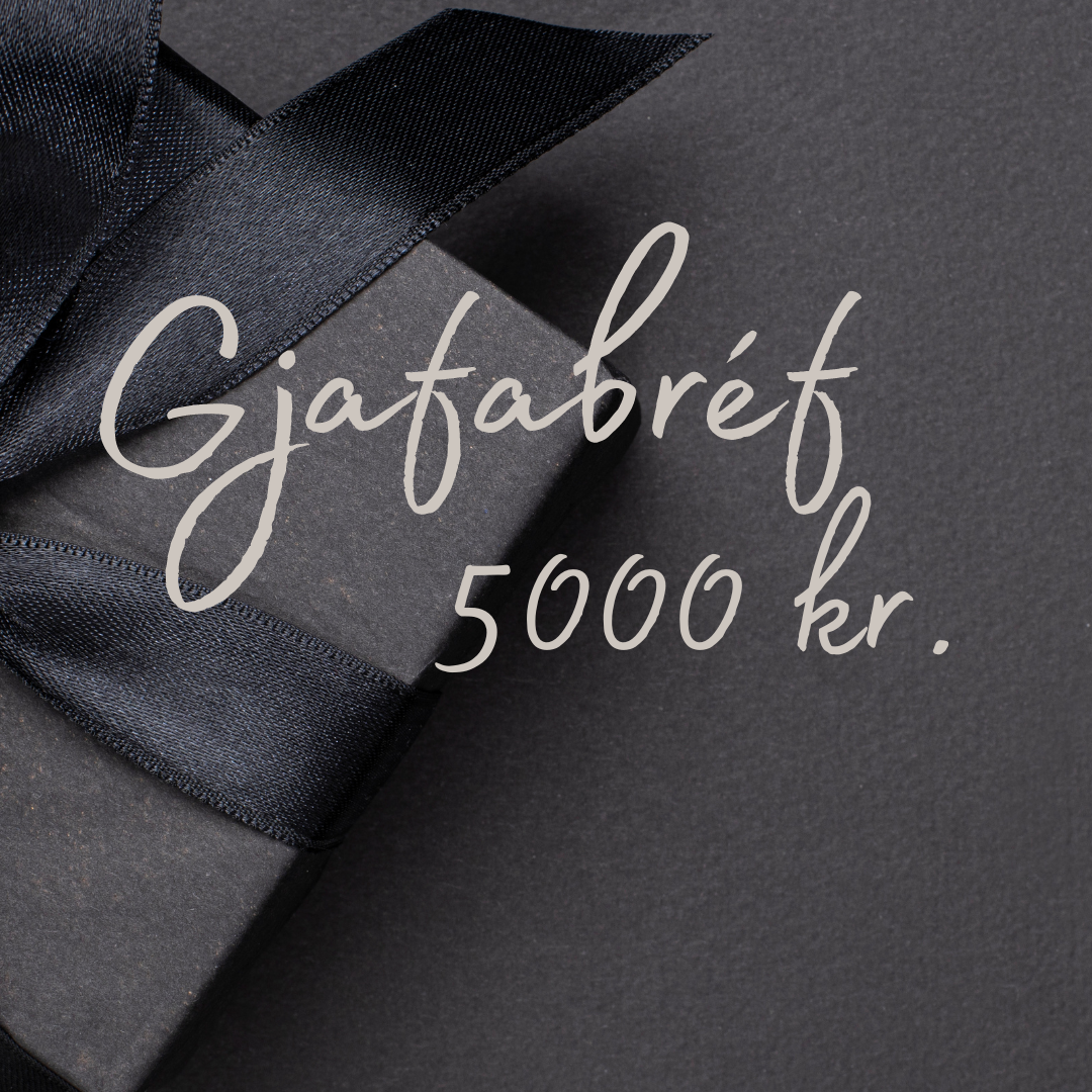 Gjafabréf  5000 kr.