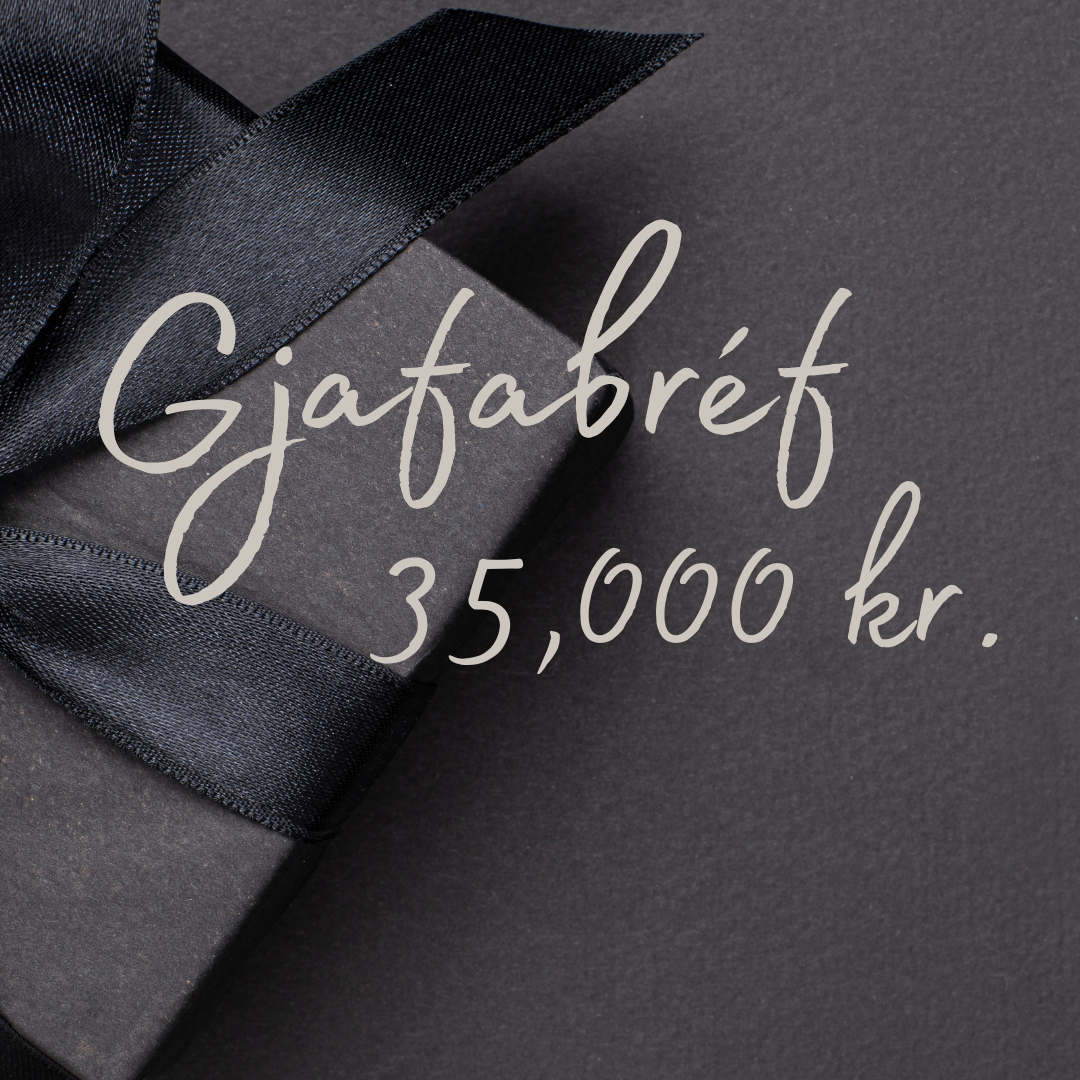 Gjafabréf  35,000 kr.