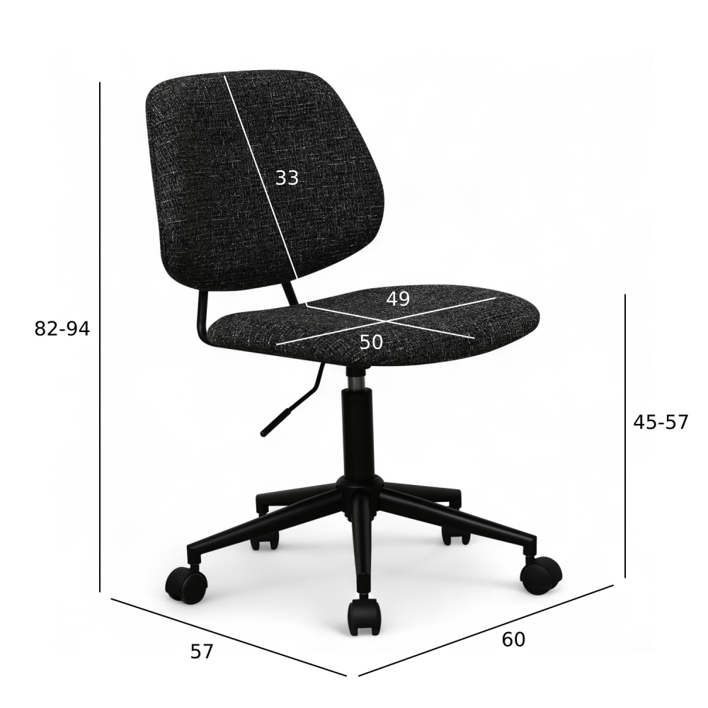 FURNHOUSE - Alto stóll - Svartur -  Sérpöntun (5-6 vikur)
