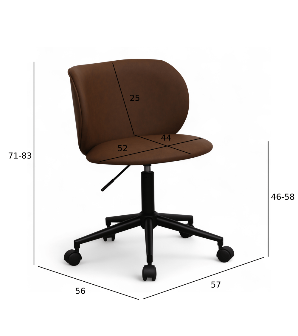 FURNHOUSE - Bobo stóll - Brúnn -  Sérpöntun (5-6 vikur)