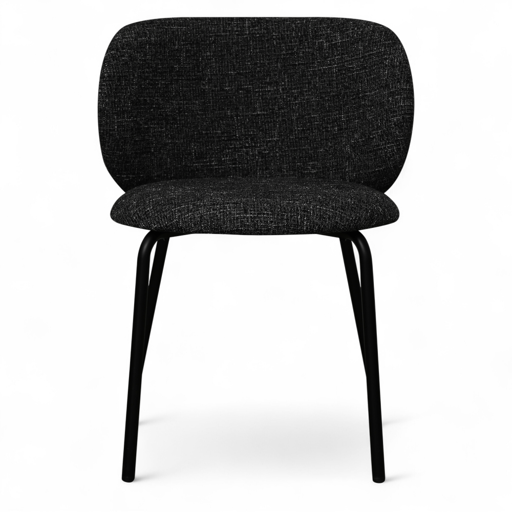 FURNHOUSE - Nanna stóll - Svartur -  Sérpöntun (5-6 vikur)