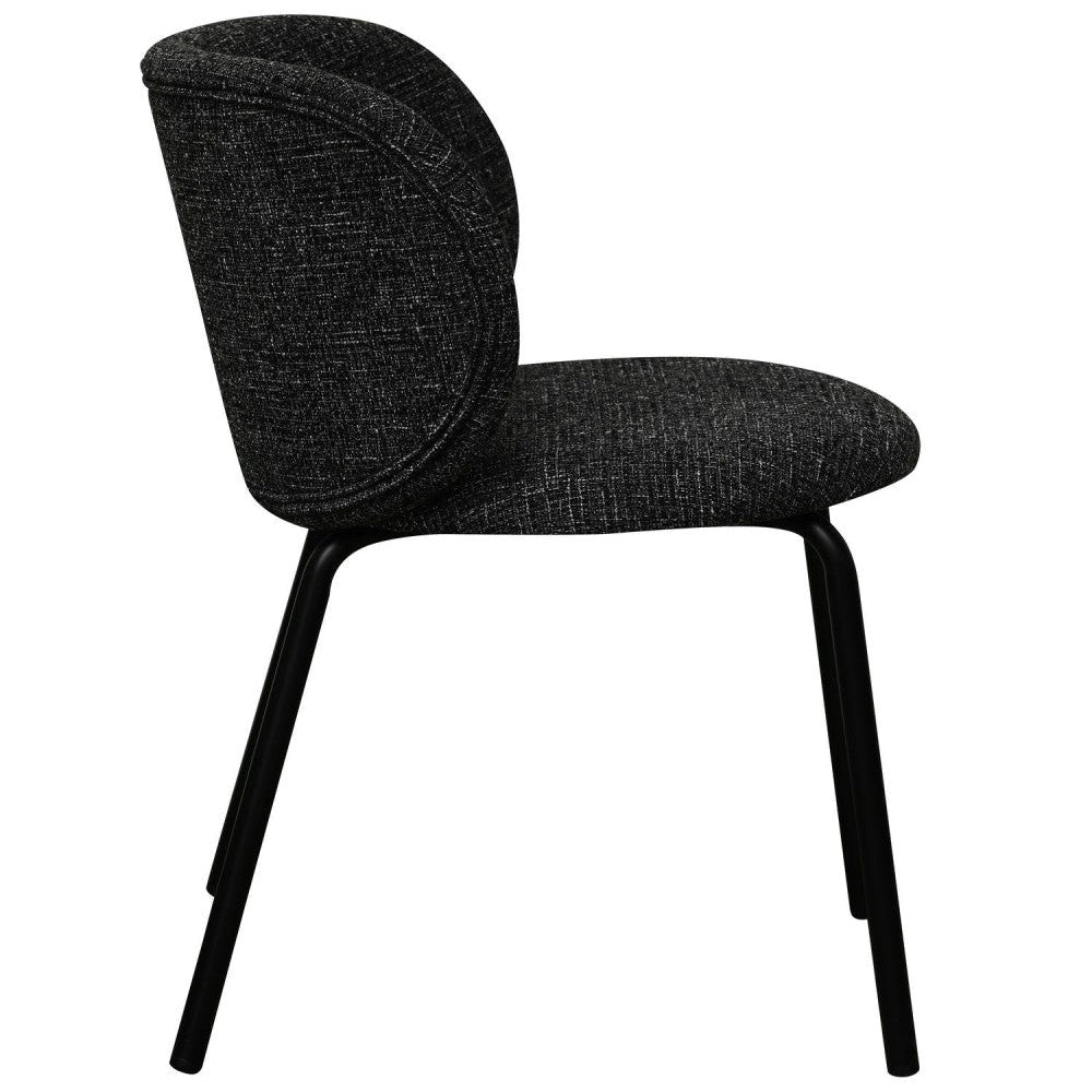 FURNHOUSE - Nanna stóll - Svartur -  Sérpöntun (5-6 vikur)