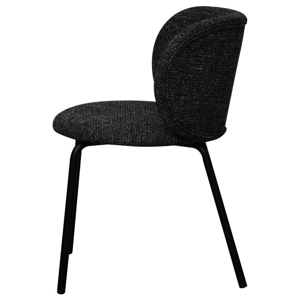 FURNHOUSE - Nanna stóll - Svartur -  Sérpöntun (5-6 vikur)