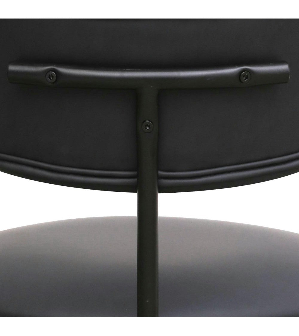 FURNHOUSE - Roxy stóll - Svartur -  Sérpöntun (5-6 vikur)