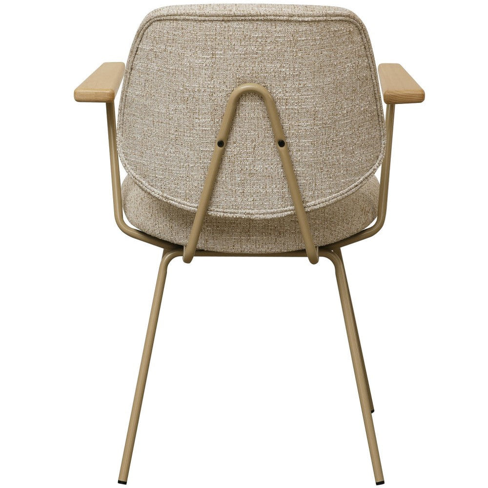 FURNHOUSE - Sofia stóll m. örmum - Beige-  Sérpöntun (5-6 vikur)