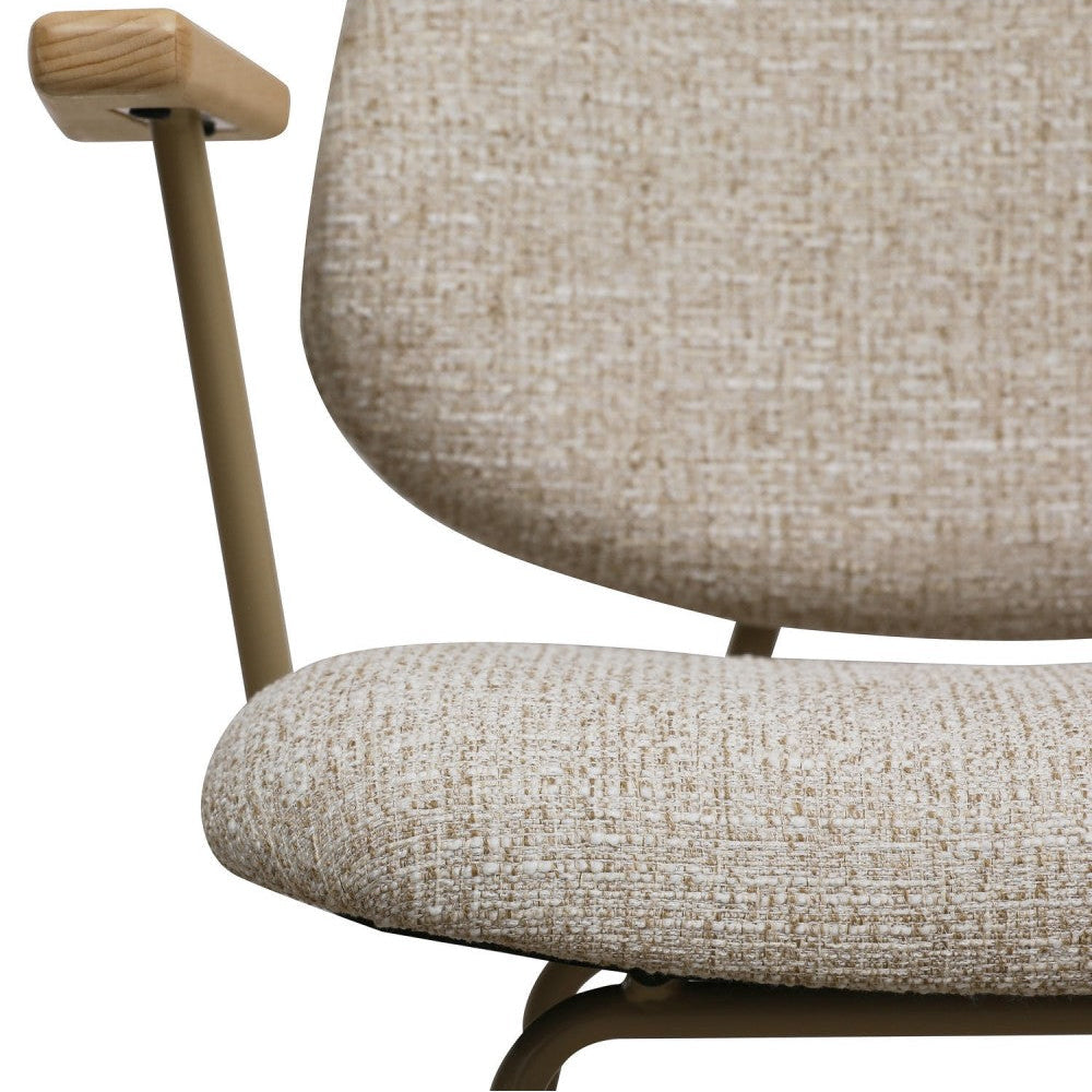 FURNHOUSE - Sofia stóll m. örmum - Beige-  Sérpöntun (5-6 vikur)